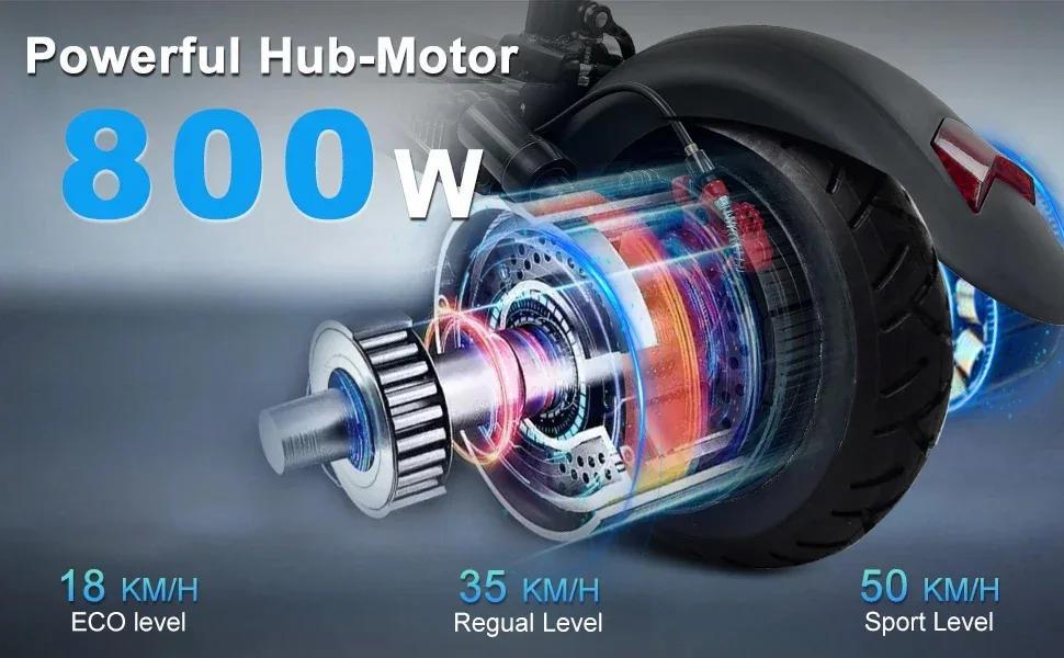 EU Warehouse EMOKO New HVD-3 Urban Adult Electric Scooter 800W 48V15AH Battery Electric Scooter 10 inch Tire Electric Scoote