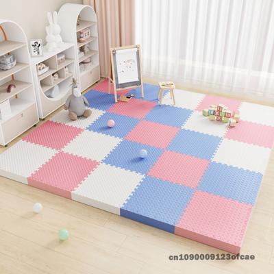 30x30x2.5см 6 штук Детский коврик-пазл ЕВА Взаимозацепляющийся коврик из пены Детский игровой ковер Мягкий Нескользящий Защита от падения Фитнес-мат Домашний декор