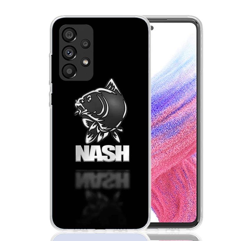 Nash Fishing Art Case Phone Cover for Samsung Galaxy A17 A16 A15 A14 A13 A56 A55 A54 A53 A36 A35 A34 A33 A26 A25 A24 A23 A05S Ga