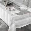 Nappe - Eldora - 140 x 240 cm - Coton tissé - Imprimé métallisé - Crème