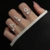 Shining  26 Letters Adjustable Rings For Women Charm Jewelry Gift