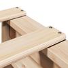 Solid Wood Bed Frame without Mattress 90 x 190 cm Pine Wood