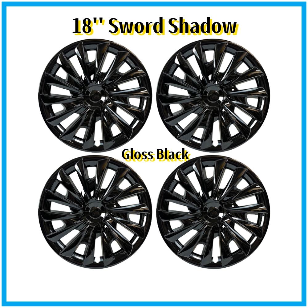 4 шт. колпак ступицы Sword Shadow для Tesla Model 3 Highland 2025 18 дюймов сменный колпак колеса колпак ступицы полный обод крышка