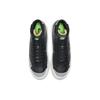 Nike Blazer Mid 77 Vintage Pack из переработанной шерсти — черные электрик-зеленые кроссовки унисекс дымчато-серые CW6726-001