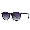  Fashion Round Sunglasses Women Vintage Rivets Punk Men Ins Popular Shades Gradient Sun Glasses UV400