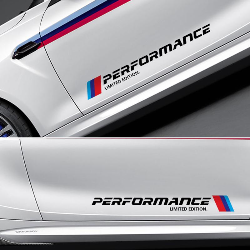 2 шт. Наклейка M Performance Limited Edition Декор линии талии двери автомобиля Значок Стайлинг Для BMW E90 E60 Z4 X3 X5 X6 E46 E39 E38