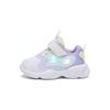 Kids Mesh Non-Slip Wear-Resistant Low-Top Sports Casual Shoes Baby Sneakers White Purple 322310014-2