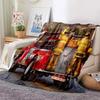 Throw Blanket Fleece Warm Cozy Soft  for Couch Bed TV  Firefighters  Lightweight  Fire Flannel hello kitty blanket  coraline