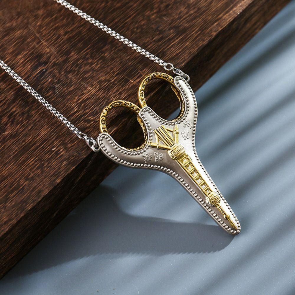 Vintage Tailor Scissors With Cover Hanging Chains Embroidery Thread Sewing Scissors For Needlework Fabric Cutting Shears