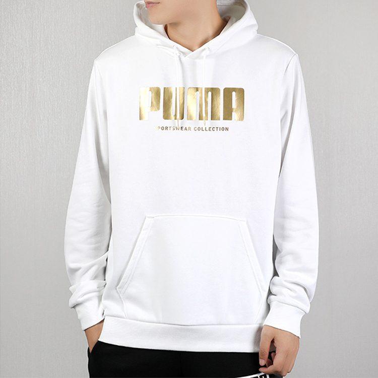 Puma Толстовки Мужские Белые С капюшоном Умеренные Другие 581765-02