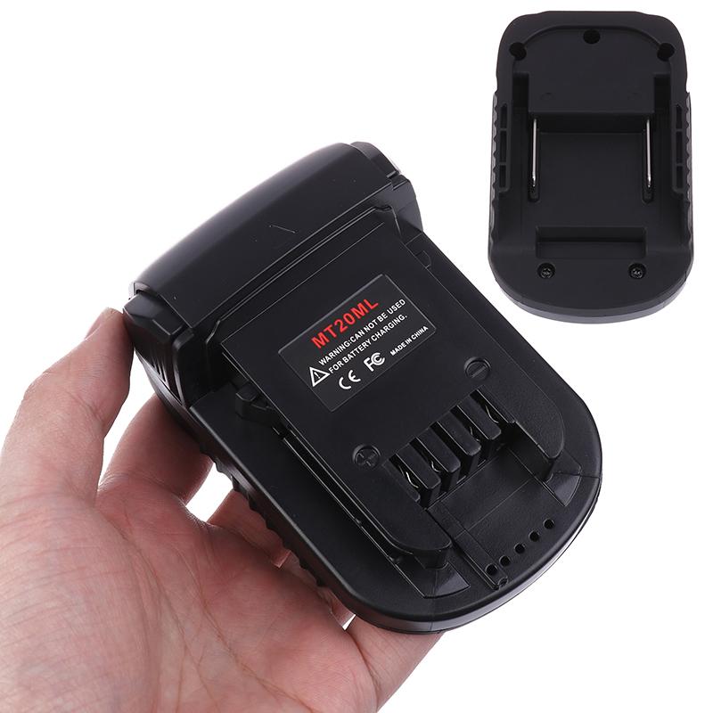 1 шт. для литий-ионного аккумулятора Makita 18 В Bl1830 Bl1860 Bl1815, переходник для литиевого аккумулятора Milwaukee 18 В Mt20Ml