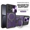 Чехол для Motorola Edge 40 Neo, защитное кольцо для камеры, подставка, чехол для телефона Moto Edge 40 Neo 5G, задняя крышка