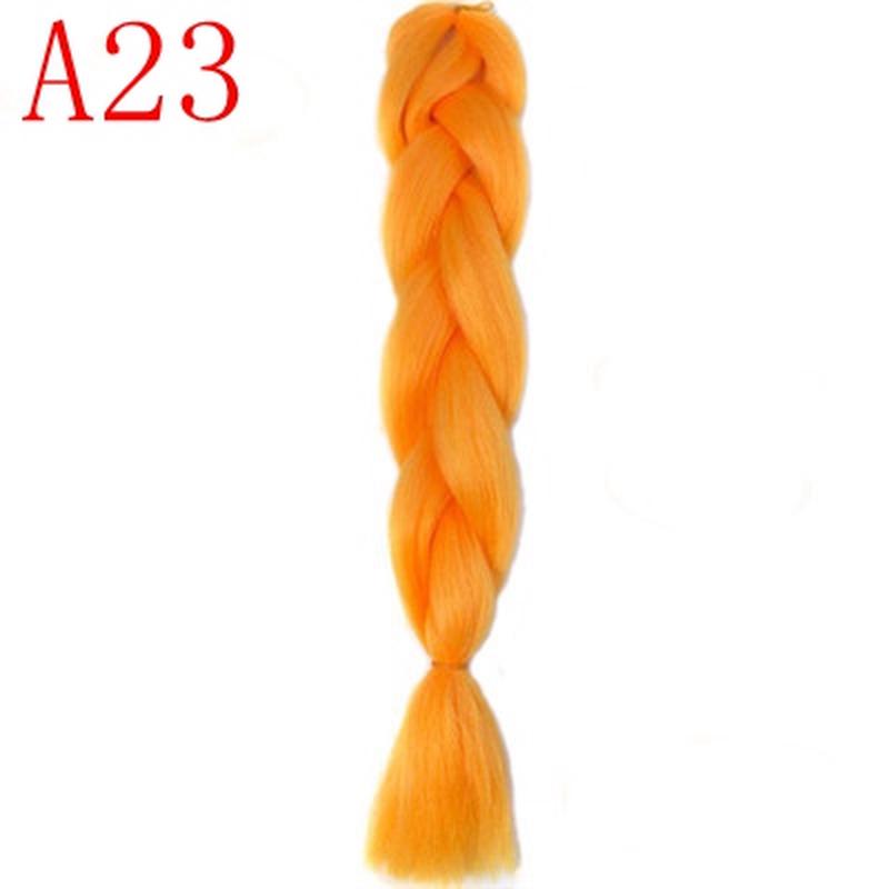 Синтетические плетеные волосы Ombre, 88 цветов, доступные наращивания волос крючком, прически с большой косой