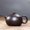 Китайский исинский чайник, фиолетовый глиняный чайник Xishi, уникальная форма, чайник ручной работы, домашний чайник с шариковым отверстием, чайный набор Dahongpao Oolong 150 мл