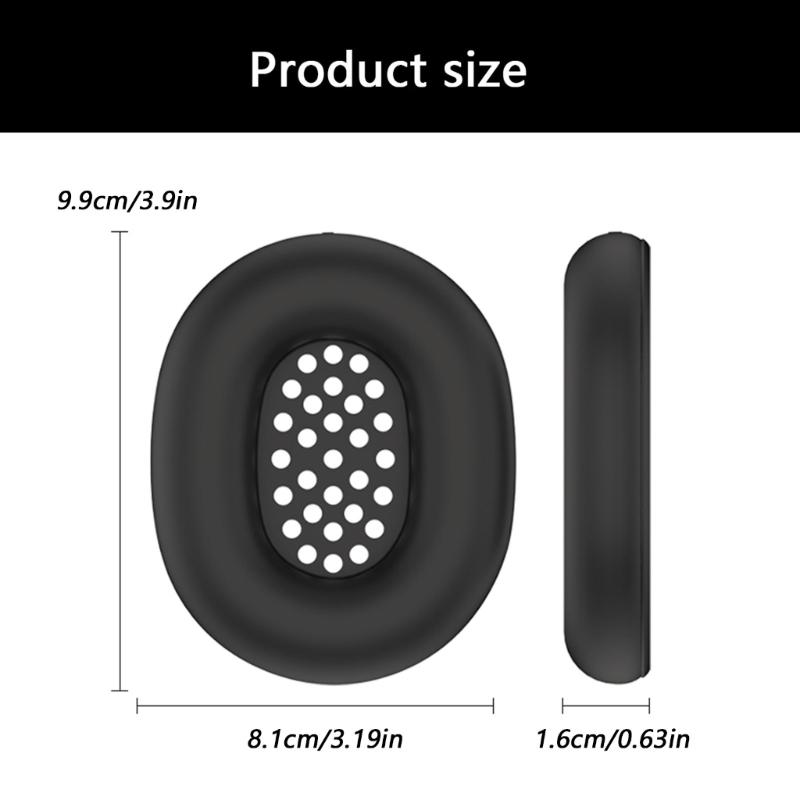 Silicone Earpads Sleeve Protective Covers Shockproof AntiDust Earphone Accessories For Headphone(1) Ear Cushions