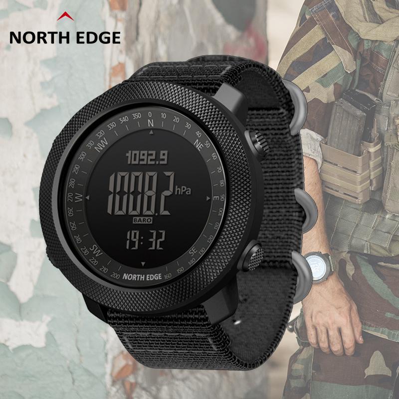 Умные часы North Edge Мужские Спидометр Спортивные часы Альтиметр Барометр Компас для Хайкинга Фитнес-трекер Цифровые носимые часы