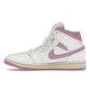 Air Jordan 1 Mid Strawberries & Cream женские кроссовки Sail Pink Coconut-Milk BQ6472-162