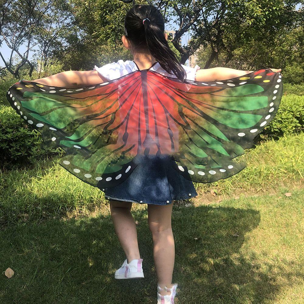 Props Gilding Asymmetrical Shoulder Straps Butterfly Wings Fairy Wing Butterfly Wings Cape