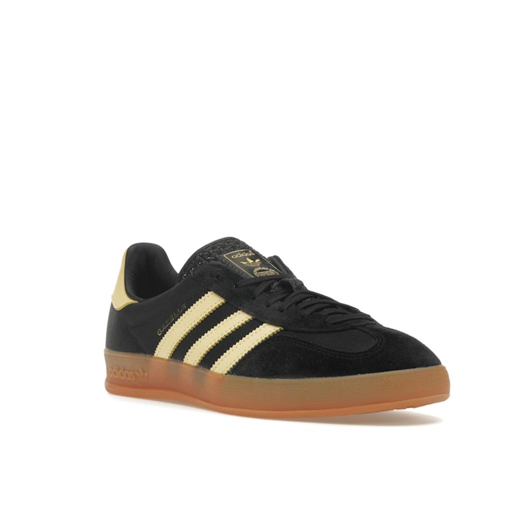 Adidas Gazelle Indoor Black Almost Yellow Gum Unisex Sneakers Core-Black IG4999
