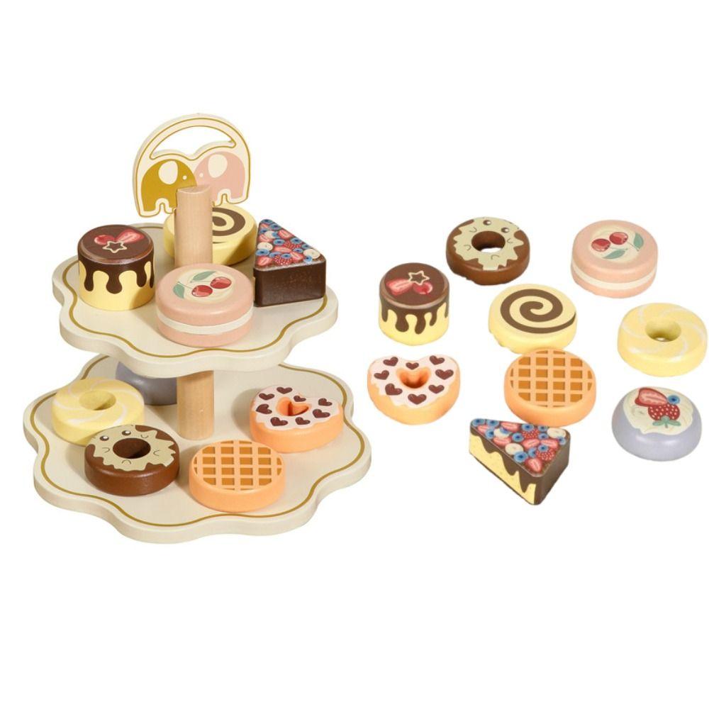 Simulation Afternoon Tea Set Toy Early Educational Pretend Play Kitchen Set  Party Favor Gift