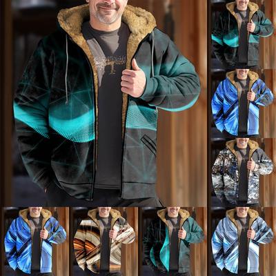 Мужская куртка с принтом, мужская весенняя и повседневная модная куртка на молнии с капюшоном