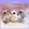 Милая плюшевая кукла-сова из короткого плюша для брелока на рюкзак и коллекции