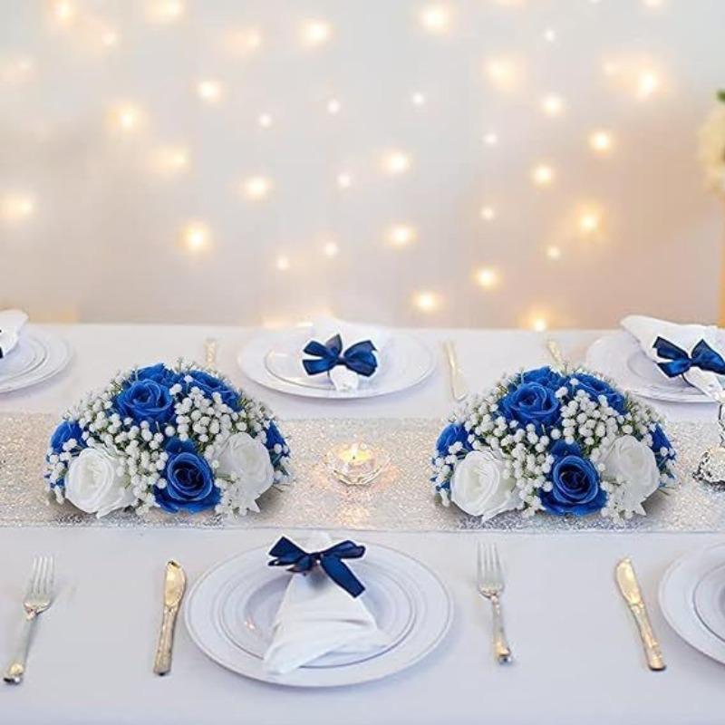 Simulation Flower Wedding Series Guide Ornament Dining Table Fake Flower Living Room Hotel Turntable Middle Desktop Decoration Flower