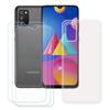 Case and Screen Protector - FZ - Galaxy A02S - Transparent - Flexible - Includes 3 Tempered Glasses