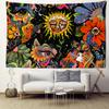 Абстрактный Гриб Солнце Гобелен Настенный Гобелен Колдовство Таинственная Фэнтези Хиппи Тапиз Спальня Общежитие Домашний Декор