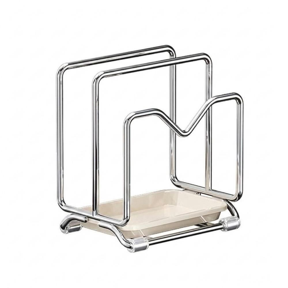 Anti-slip Multi-layer Pot Lid Rack Stable Pot Lid Storage Rack Pot Cover Shelf Pantry