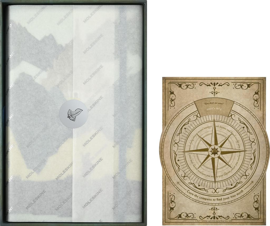 Moleskine Lord of the Rings Aragorn Minas Tirith Large Size x Blue LELRQP060ARAGOR Notebook, (13cm 21cm), Lined,