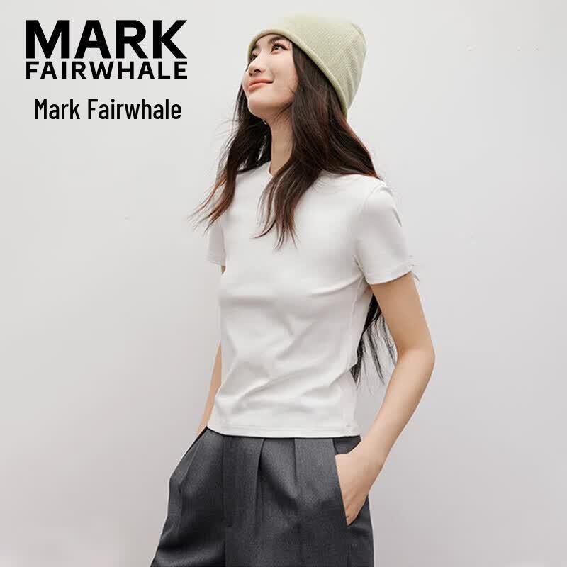 Mark Fairwhale Женская футболка с круглым вырезом и коротким рукавом
