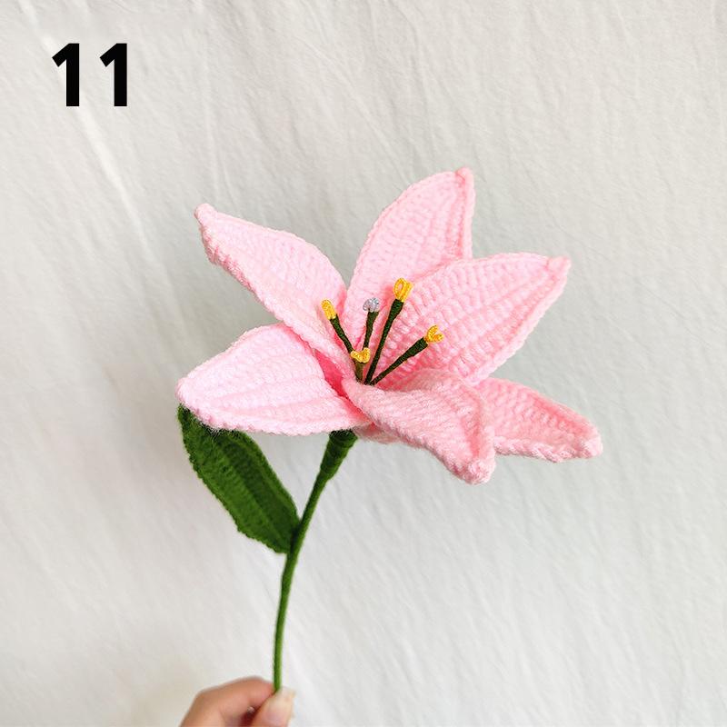 Подарок на День Учителя Подсолнух Вязаный Цветок Вязаный Цветок Ручной Работы Букет Домашний