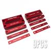 9pcs/set Metric Inch Woodworking Installation Block Height Gauge Precision Aluminum Alloy Installation Bar Table Saw Accessories