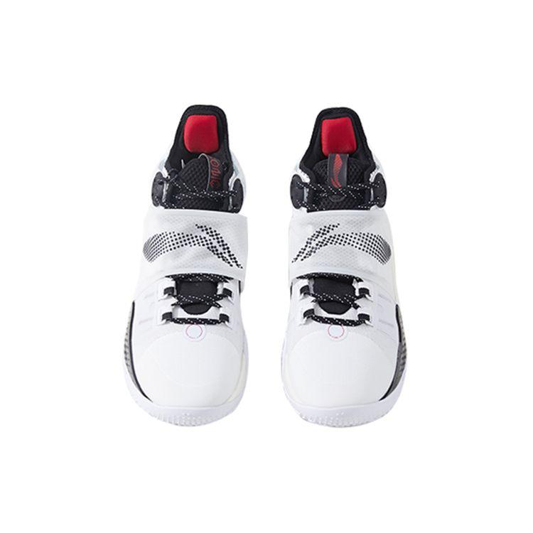 Li Ning Sonic 9 Shock Absorption Anti-Slip Mid-Top Basketball Shoes Unisex Sneakers White ABAR011-A