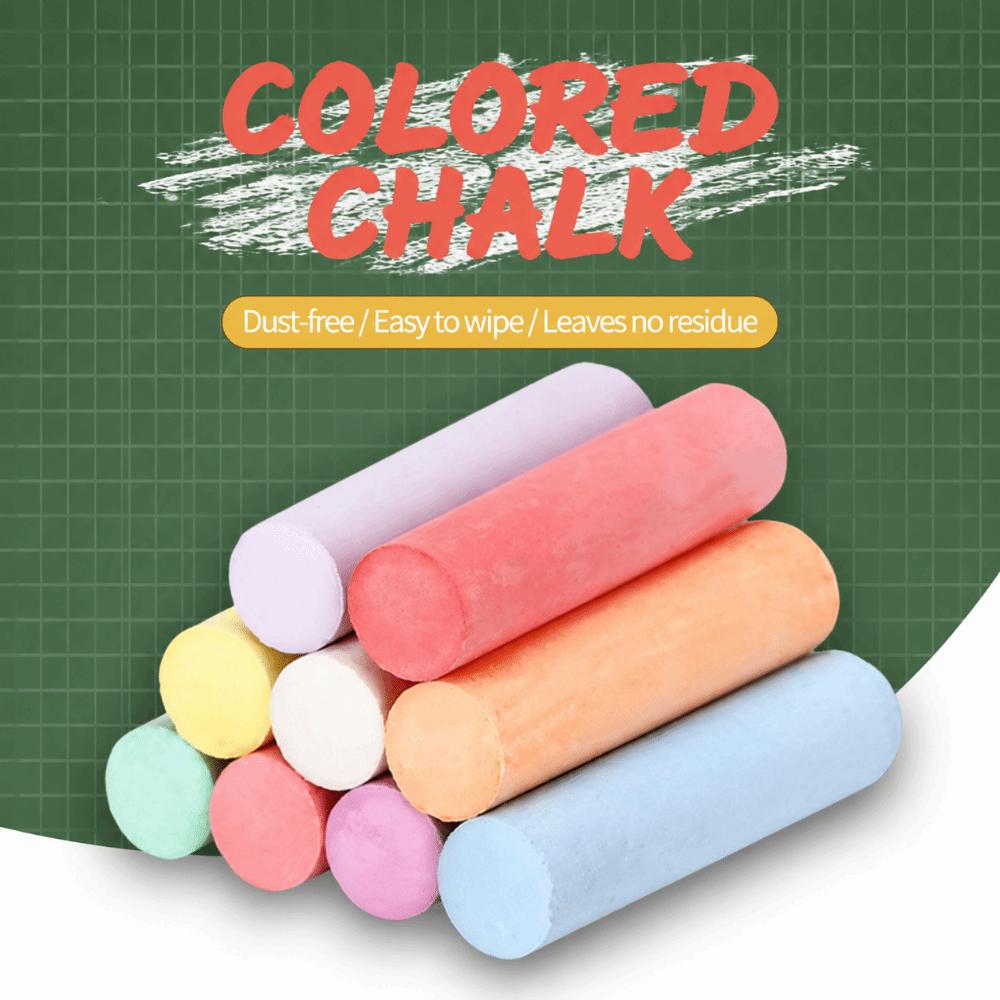 Erasable Dustless Chalk Colored Oversized Chalk Large Size Marking Chalk  Street Graffiti Marking