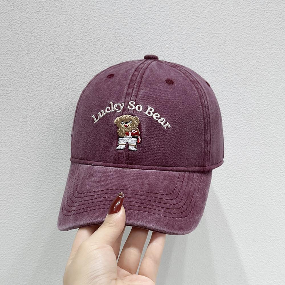 Регулируемые хип-хоп кепки Мультяшная вышитая кепка дальнобойщика Модная шляпа от солнца Спорт на открытом воздухе