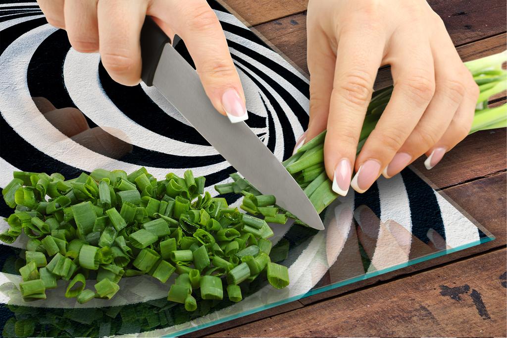 GLASS CUTTING BOARD 45x52 Abstract