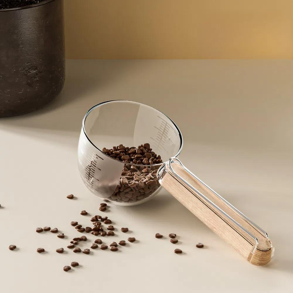 Пластиковые мерные ложки для сухого корма с зажимом для герметизации, новые мерные чашки для домашних животных, для собак и кошек