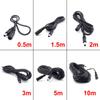 Female To Male Plug CCTV DC Power Cable Extension Cord Adapter 12V Power Cords 5.5mmx2.1mm For Camera Power Extension Cord