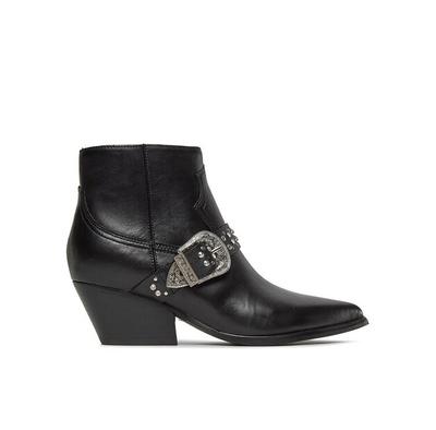 Черные ботильоны Hermine FL7HRM LEA10