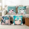 Аниме MMIKU Квадратная Наволочка Разных Размеров Для Автомобиля Дома Спальни Декор