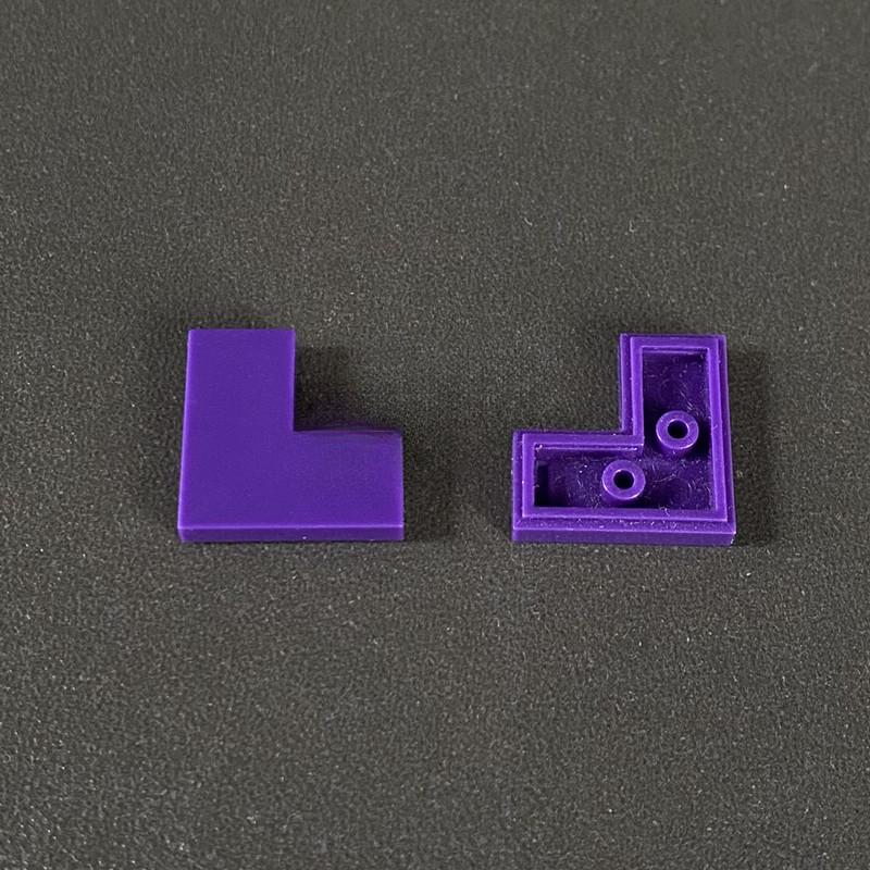 Совместимо с деталями строительного блока из мелких частиц 14719 2X2 Угловая световая пластина, угловая плоскость, прямоугольная световая поверхность