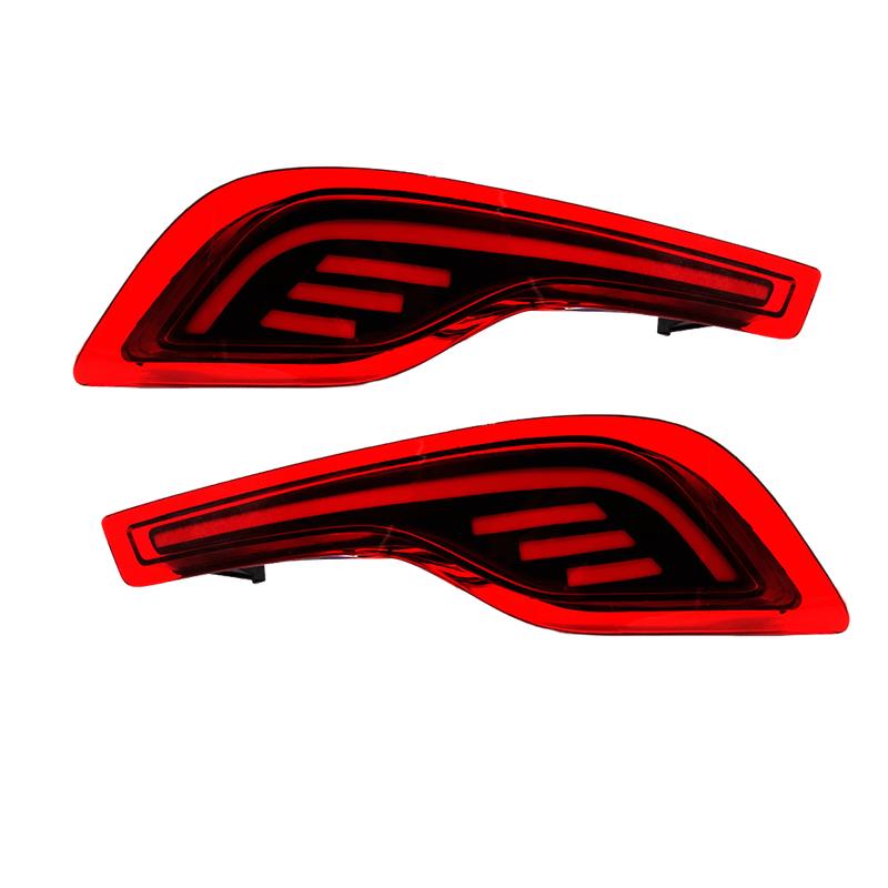 For HONDA CRV 2018 2019 2020 2022 Rear Bump Light Left Right Tail Brake Stop Lamp DRL Reflector Lights Assembly
