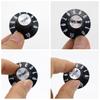 2T2V Electric Guitar Knobs Hight Hat Silver Reflector Volume Tone Speed Control Knob For Bass Guitar Accessories