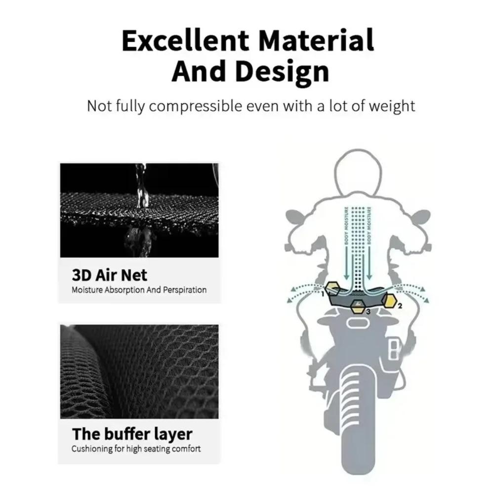 For Ducati Multistrada V4 V4S Rally Pikes Peak Sport 2025-2025 Motorcycle Seat Cushions Breathable Honeycomb Mesh Accessor