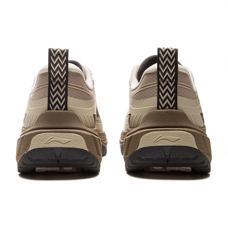 Li-Ning CF Su Yi Jie Lite 2.0 удобные универсальные износостойкие кроссовки для походов с низким верхом для мужчин бежево-коричневые AHTU007-2