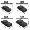 3.5-6.8inch Phone Nylon Pouch Cell Phone Belt Clip Carrying Holster Case Waist Bag for IPhone 16 15 14 Samsung S24 S23 Xiaomi Mobile Leather Cover