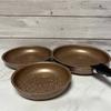 Set of 3 Arthur Martin Pans In Alm with Removable Handle - 20, 24, 28 Cm - All Hobs Including Induction - Non-Stick Coating57