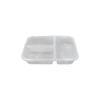 WEISHENG 700ml 3-Compartment Microwavable Food Containers